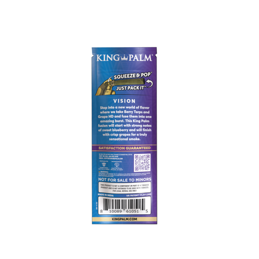 KING PALM 2 MINIS 1G ROLLS - BLUE GRAPE