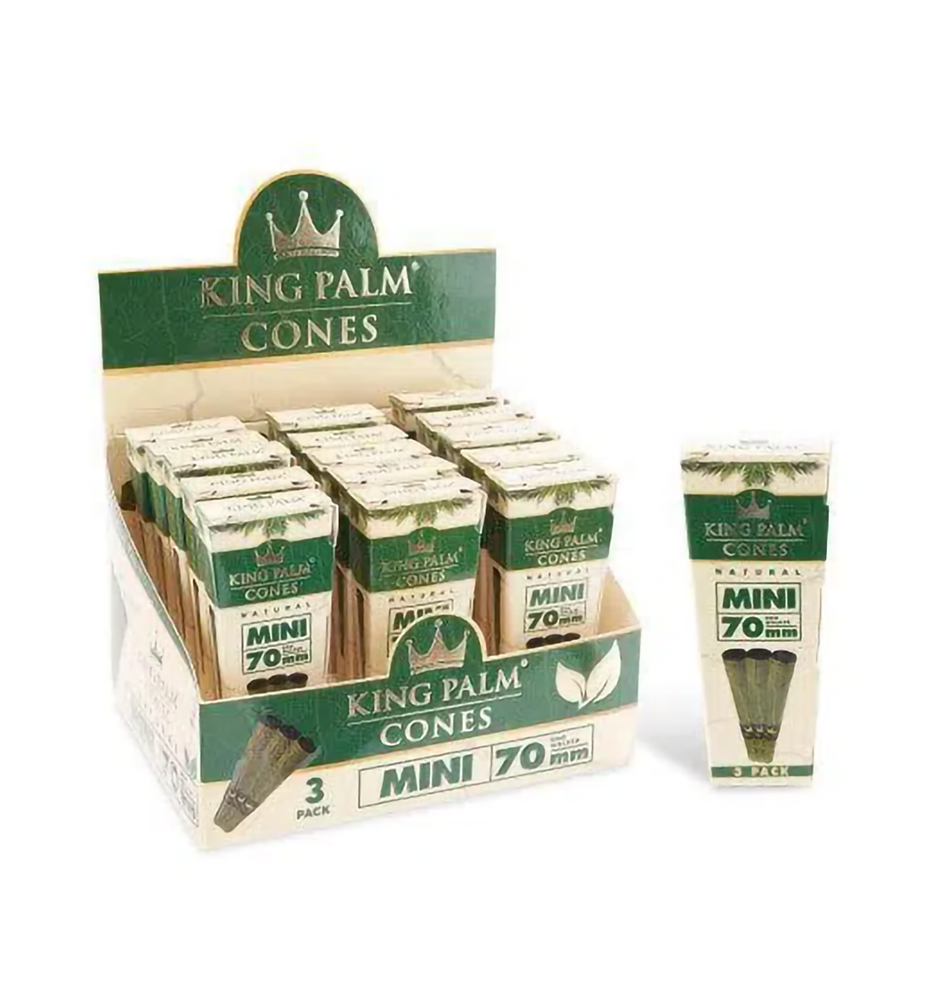 KING PALM MINI 70MM NATURAL ROLLS