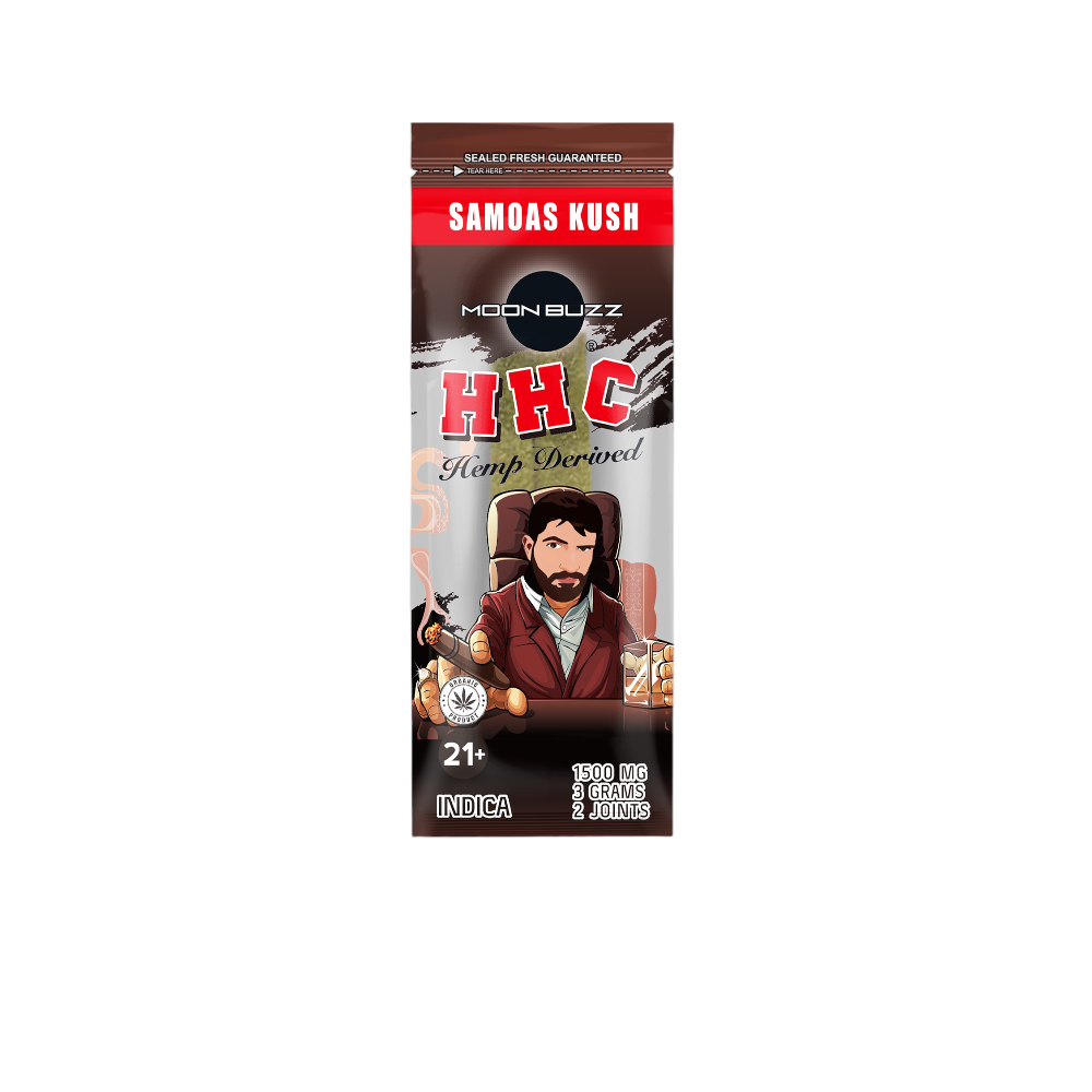MOON BUZZ HHC 1500MG PRE ROLL - SAMOAS KUSH