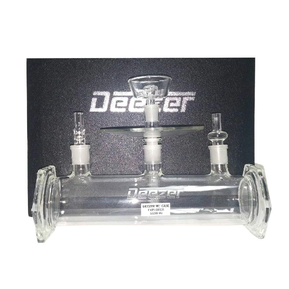 DEEZER EXPLORER GLASS HOOKAH W/ CASE