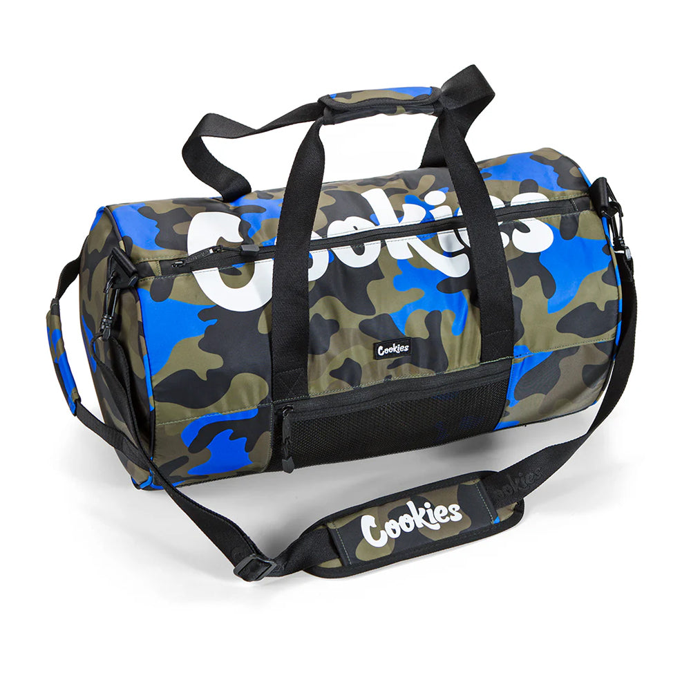 COOKIES SUMMIT RIPSTOP DUFFLE BAG - BLUE CAMO