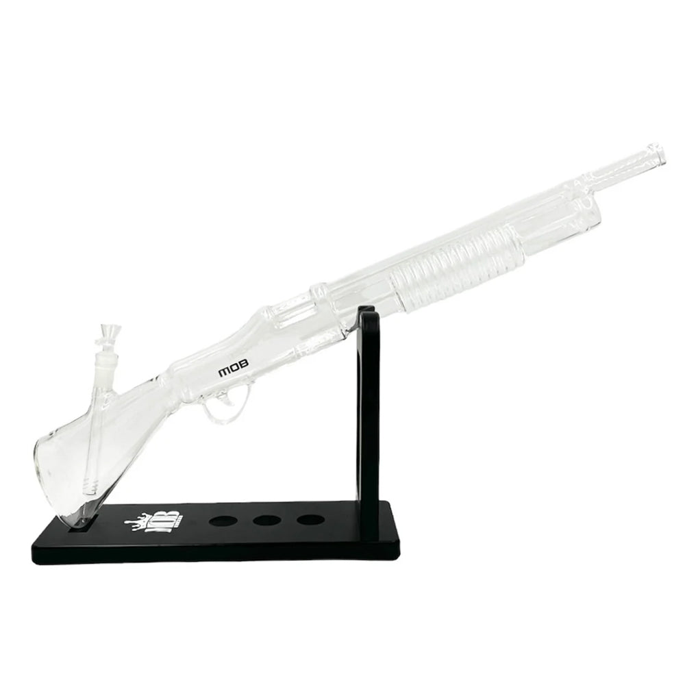 MOB SHOTGUN BONG 27" - ASSORTED - CLear