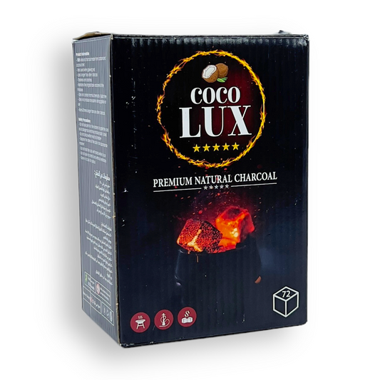 COCOLUX  72PCS COCONUT CHARCOAL