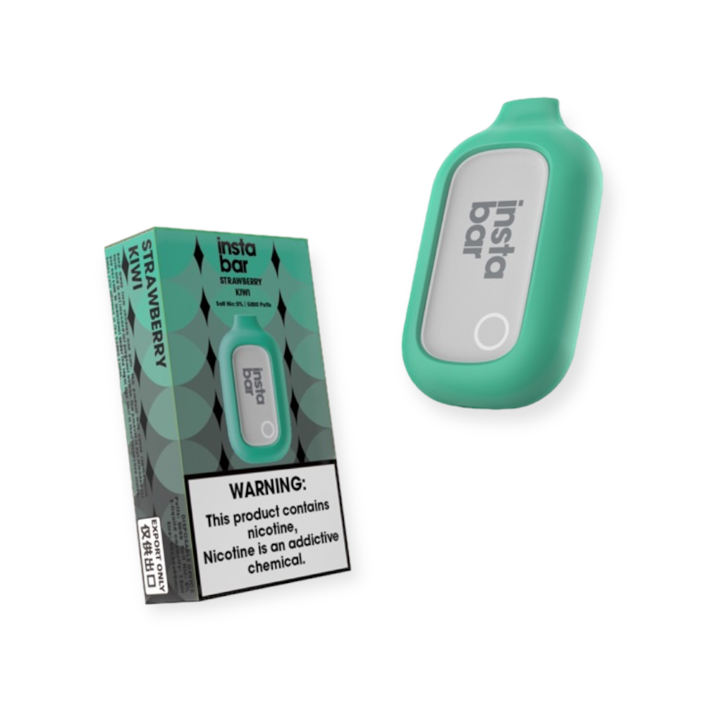 INSTA BAR 5% SALT NIC 5000PUFF DISPOSABLE -  STRAWBERRY KIWI