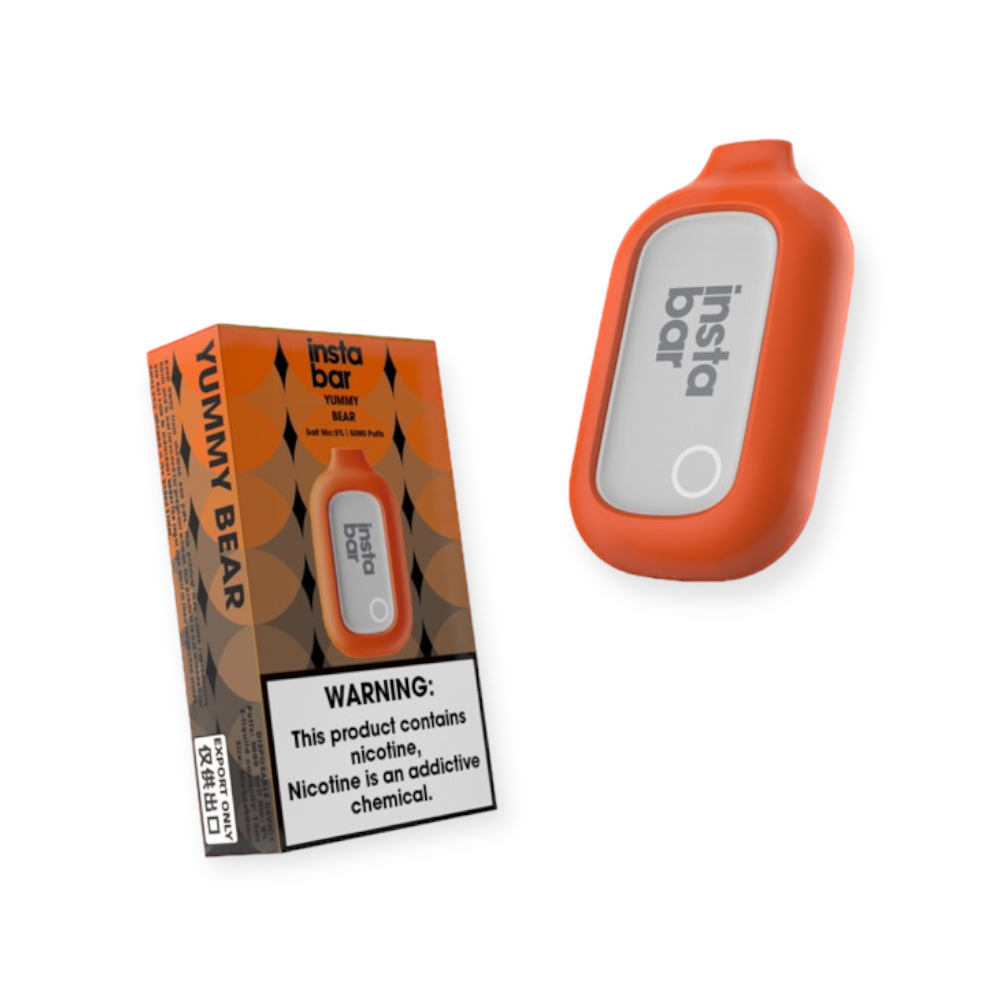 INSTA BAR 5% SALT NIC 5000PUFF DISPOSABLE - YUMMY BEAR