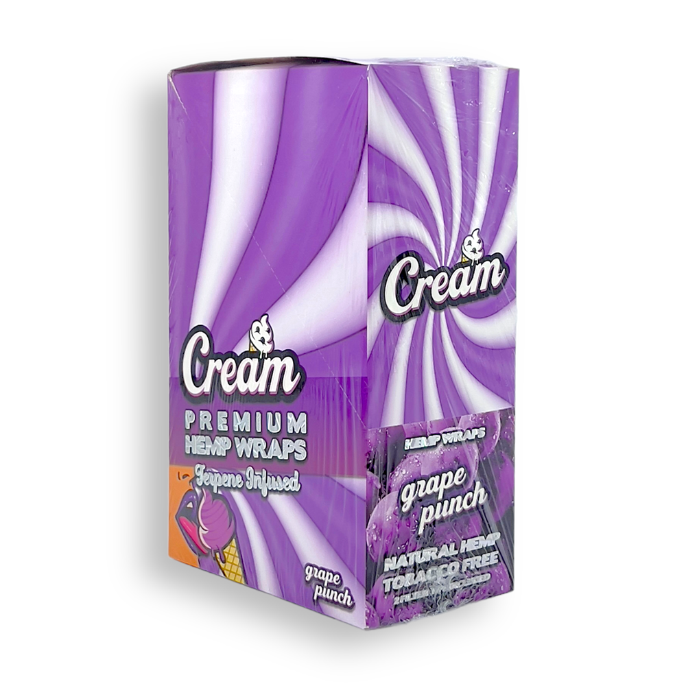 CREAM NATURAL HEMP WRAP - GRAPE PUNCH