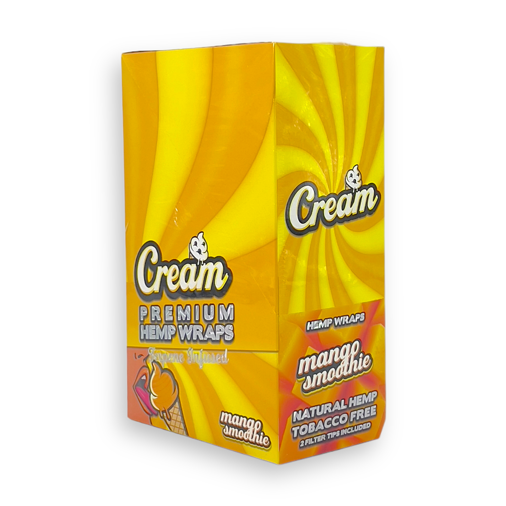CREAM NATURAL HEMP WRAP - MANGO SMOOTHIE