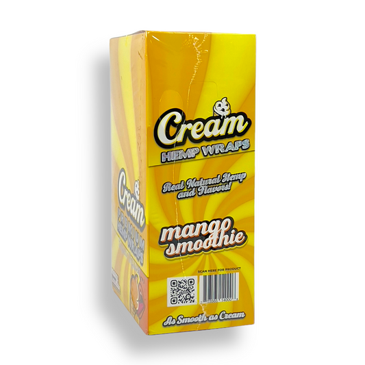CREAM NATURAL HEMP WRAP - MANGO SMOOTHIE
