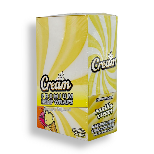 CREAM NATURAL HEMP WRAP - VANILLA CREAM