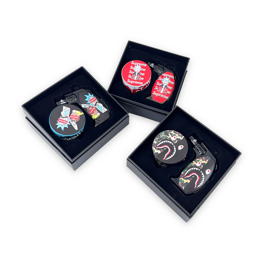 TECHNO GRINDER &amp; LIGHTER IN GIFT BOX