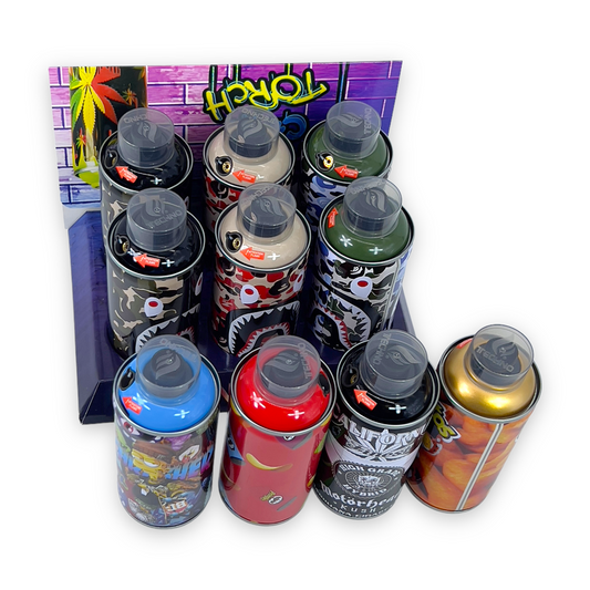 SPRAY CAN TORCH LIGHTER - ASSORTED DESIGNS