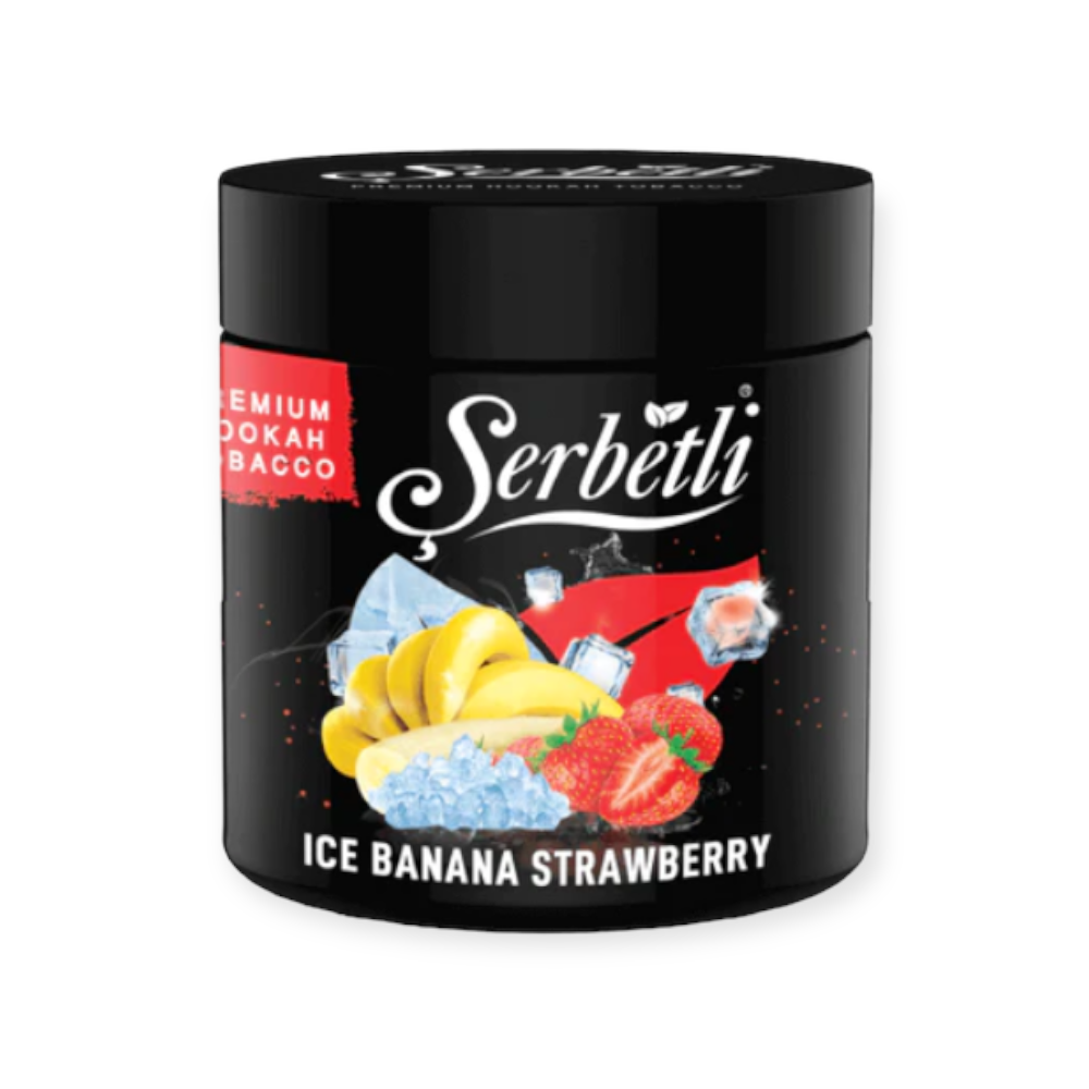 SERBETLI TOBACCO 200G- ICE BANANA STRAWBERRY