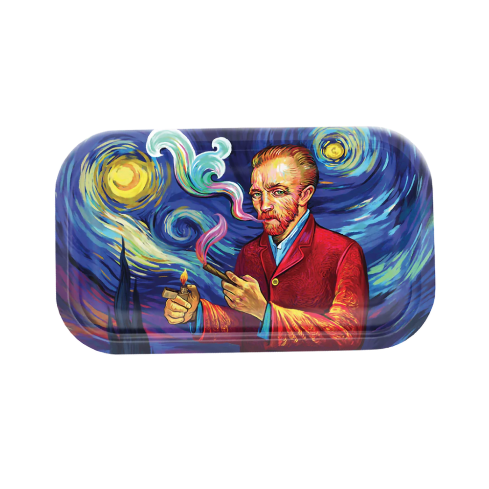 ROLLIN MEDIUM METAL TRAY - SMOKY NIGHT