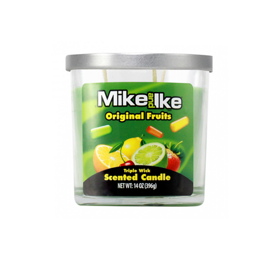 TRIPLE WICK MIKE AND IKE 14OZ CANDLE - ORIGINAL FRUITS