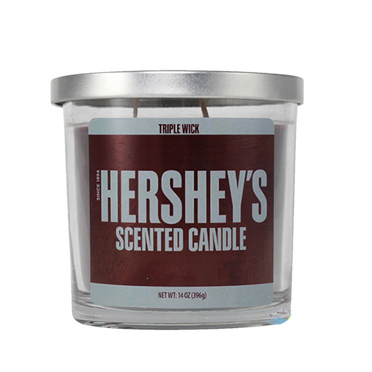 TRIPLE WICK HERSHEY'S KISSES 14OZ CANDLE - MINT TRUFFLE