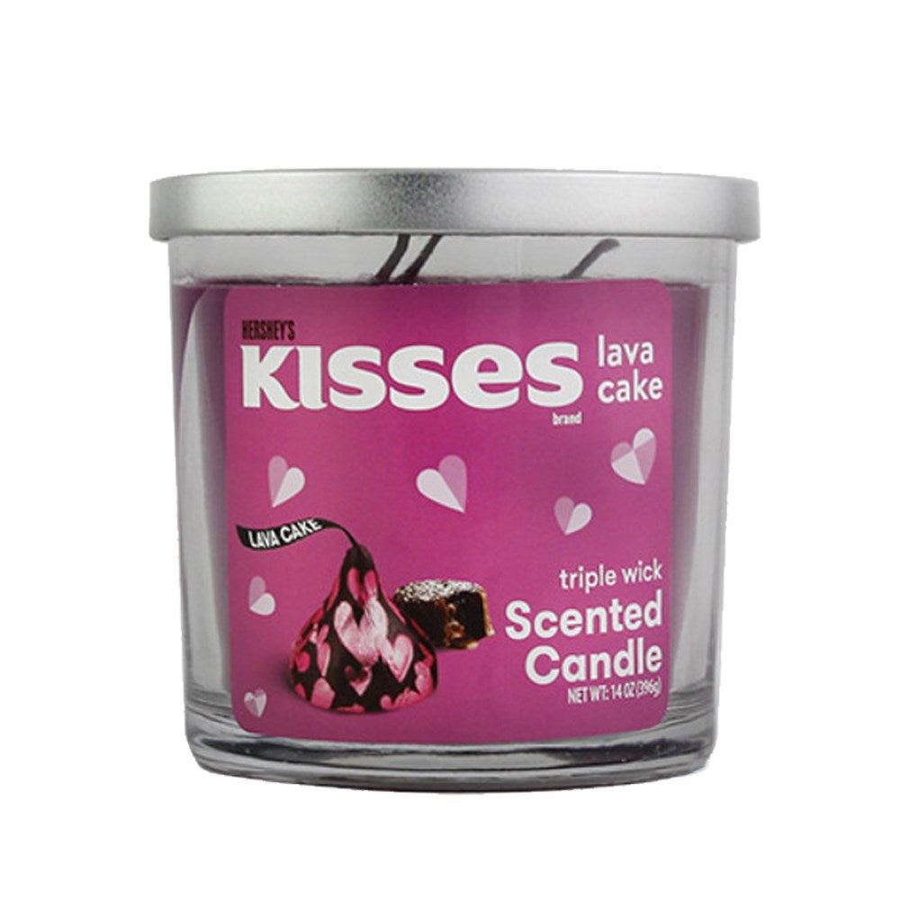 TRIPLE WICK HERSHEY'S KISSES 14OZ CANDLE - LAVA CAKE