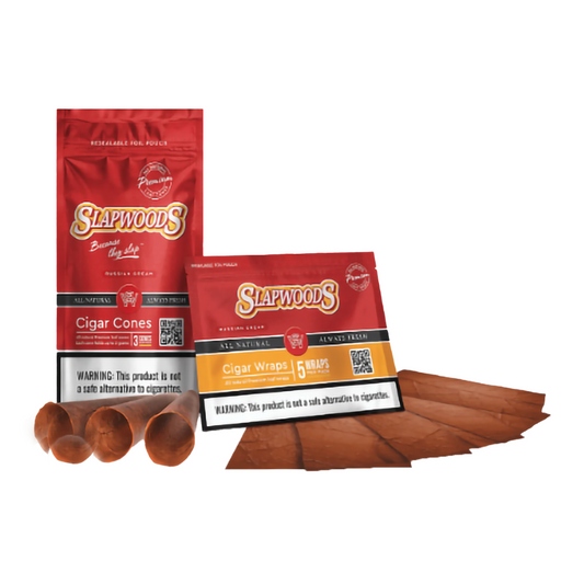 SLAPWOODS 5/PK CIGAR WRAPS -HONEY BERRY