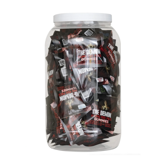 THE DEMON 200MG D8 GUMMIES JAR -ASSORTED FLAVORS