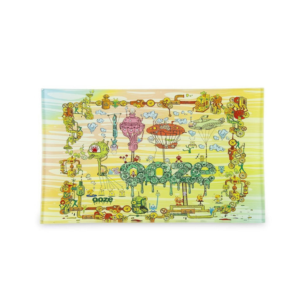 OOZE GLASS ROLLING SMALL TRAY THE WORKS