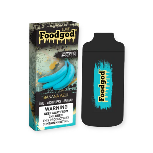 FOODGOD 0% NIC 4000PUFF DISPOSABLE - BANANA AZUL