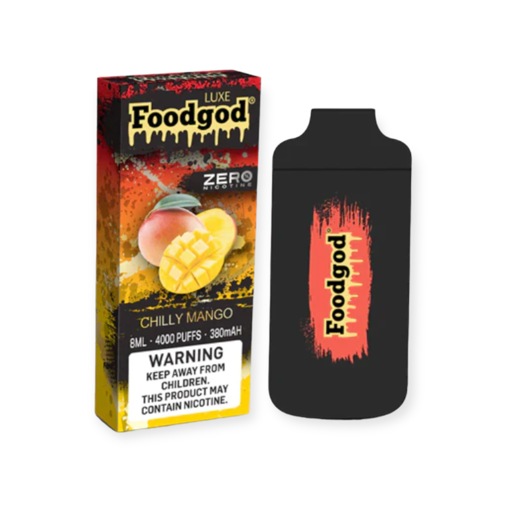FOODGOD 0% NIC 4000PUFF DISPOSABLE - CHILLY MANGO