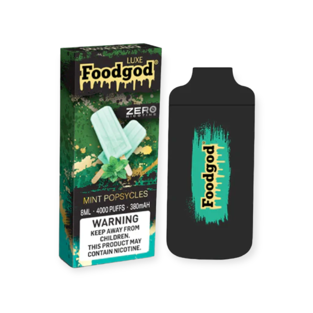 FOODGOD 0% NIC 4000PUFF DISPOSABLE - MINT POPSICLES