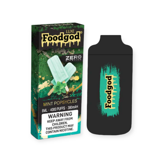 FOODGOD 0% NIC 4000PUFF DISPOSABLE - MINT POPSICLES