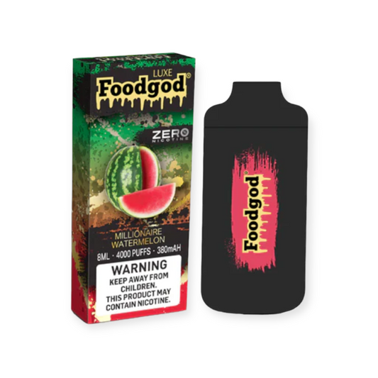 FOODGOD 0% NIC 4000PUFF DISPOSABLE - MILLIONAIRE WATERMELON