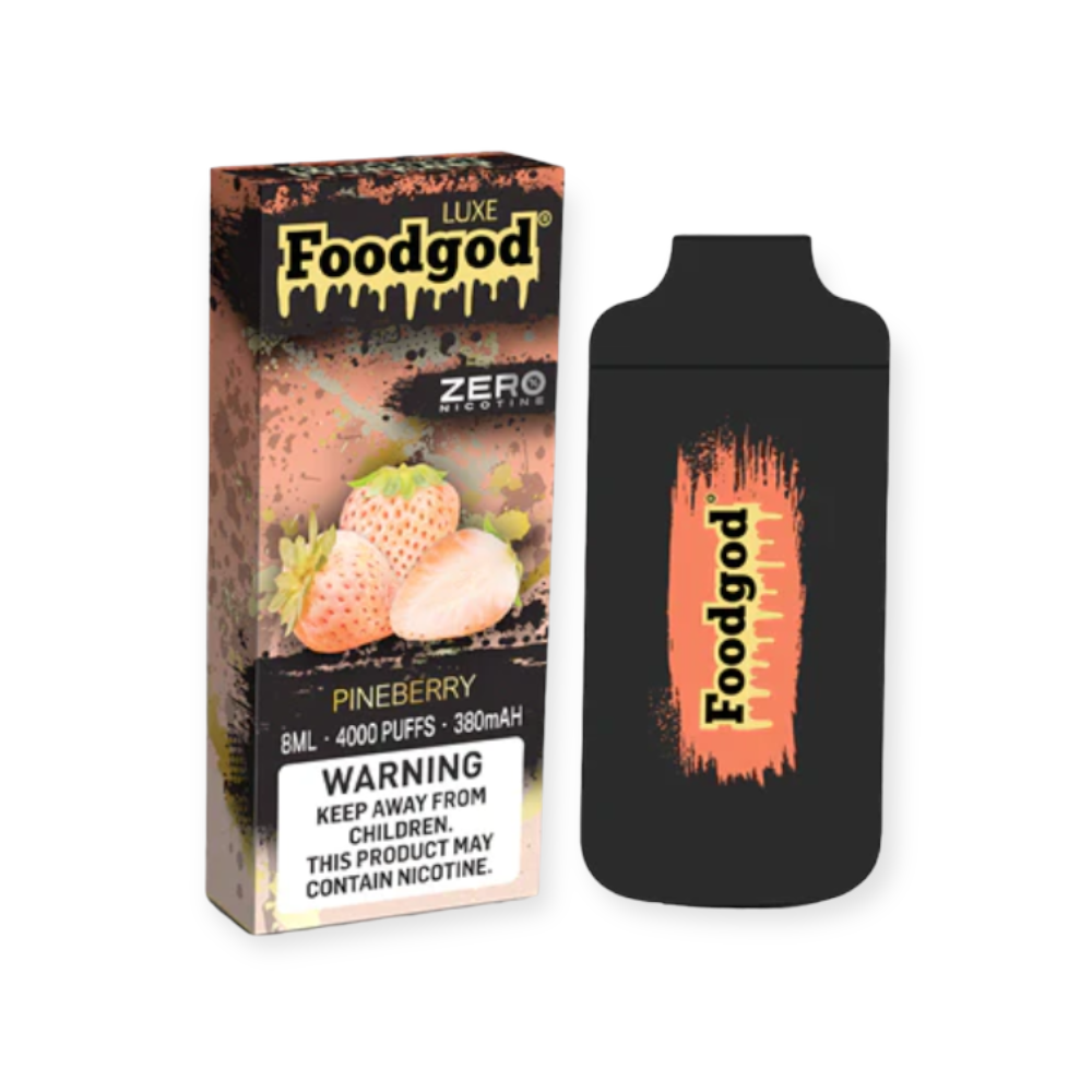 FOODGOD 0% NIC 4000PUFF DISPOSABLE - PINEBERRY