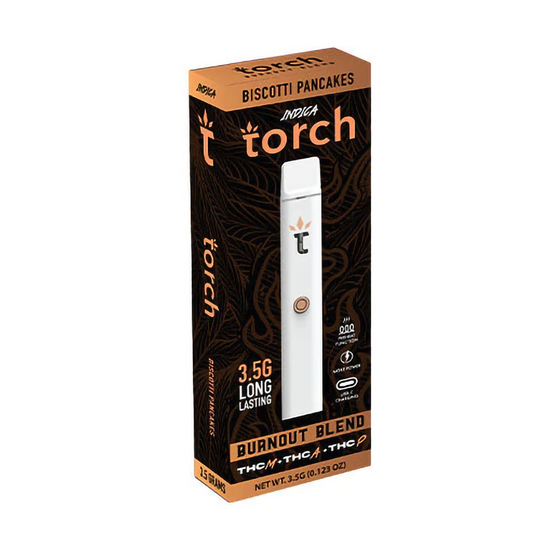 TORCH BURN OUT BLEND 3.5G DISPOSABLE INDICA - BISCOTTI PANCAKE