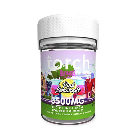 TORCH THCP+D9+THCX 3500MG LIVE RESIN GUMMIES - PINK LEMONADE