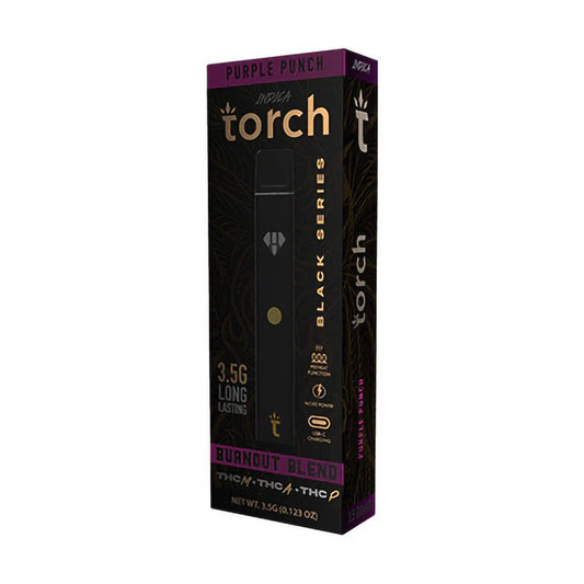 TORCH BURN OUT BLACK BLEND 3.5G DISPOSABLE INDICA - PURPLE PUNCH