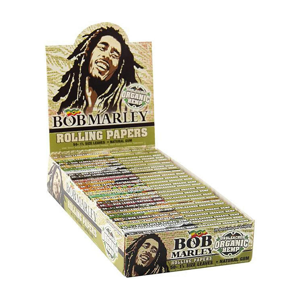 BOB MARLEY UNBLEACHED ORGANIC 1 1/4 ROLLING PAPER
