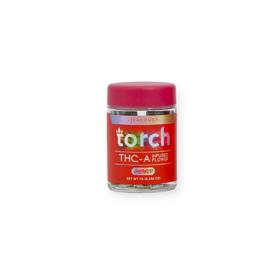 TORCH THC-A INFUSED 7G FLOWER HYBRID - JEALOUSY