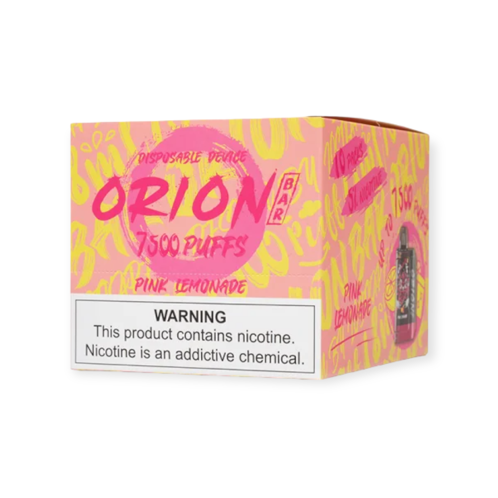 ORION 7500PUFFS 5% NIC DISPOSABLE - PINK LEMONADE