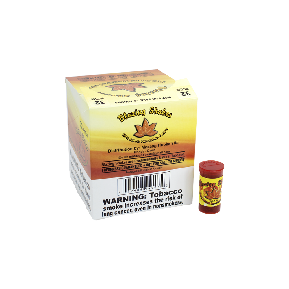 BLAZING PRE CRUSHED TOBACCO SHAKES