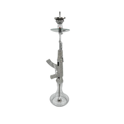 MOB HOOKAH 34" AK-47 SWAROVSKI  - SILVER