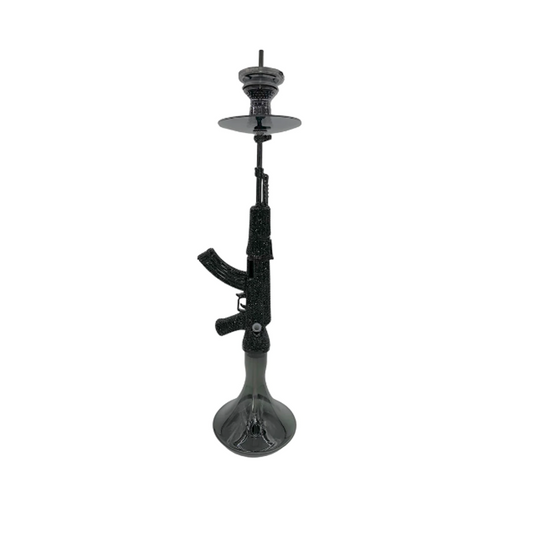 MOB HOOKAH 34" AK-47 SWAROVSKI  - BLACK