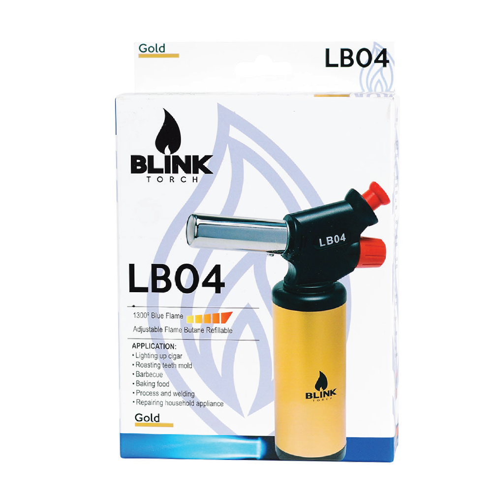 BLINK TORCH LIGHTER LB04 - GOLD