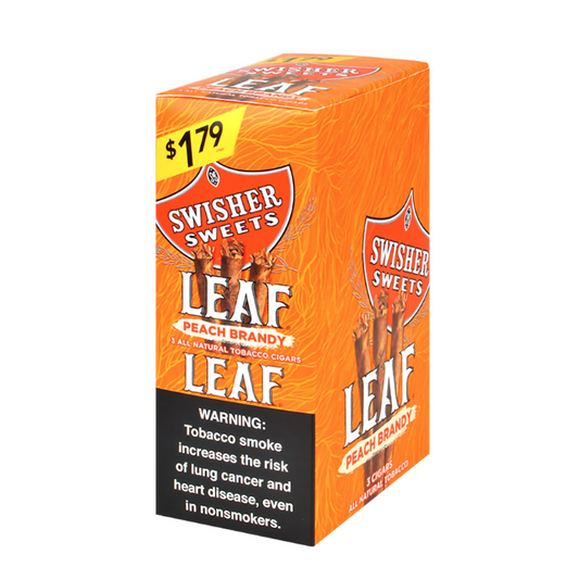 SS LEAF 3PK /1.79- PEACH BRANDY