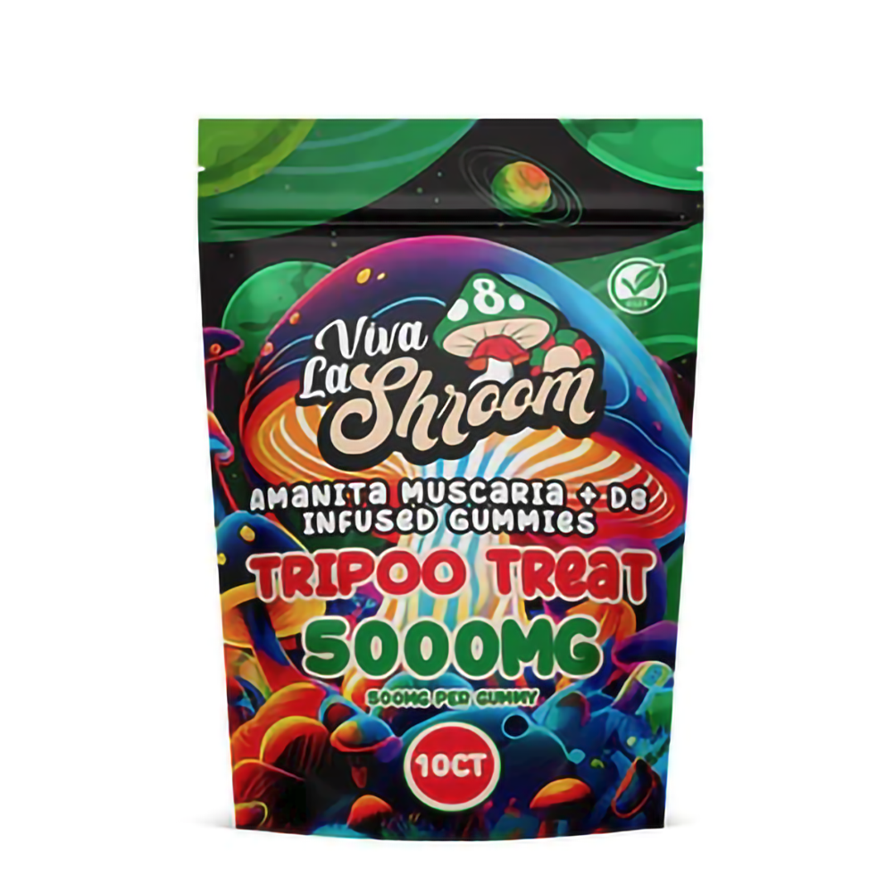 VIVA LA SHROOM 5000MG 10CT GUMMIES - TRIPOO TREAT
