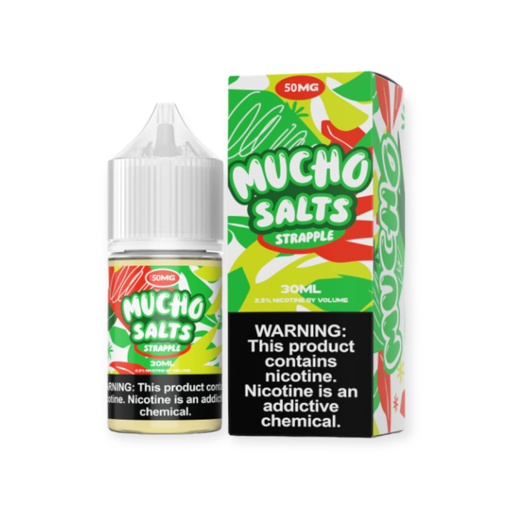 MUCHO SALTS 30ML JUICE 50MG - STRAPPLE