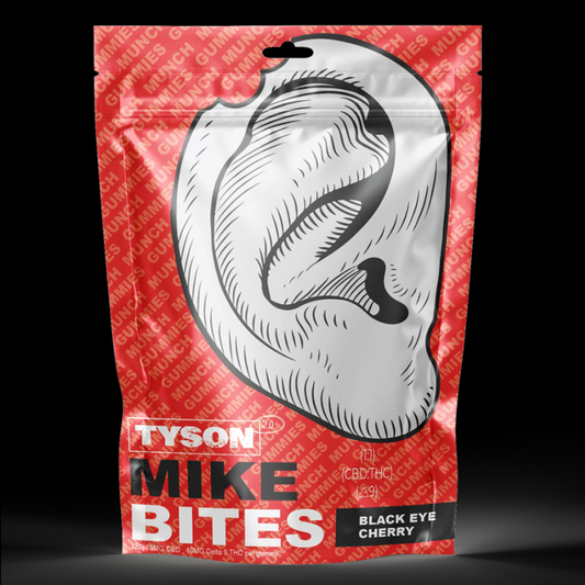 TYSON D9&amp;CBD,THC MIKE BITES GUMMIES - BLACK EYE BERRY