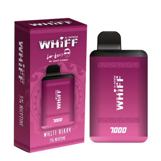 WHIFF 7000PUFFS 5% NIC DISPOSABLE - WHITE BERRY