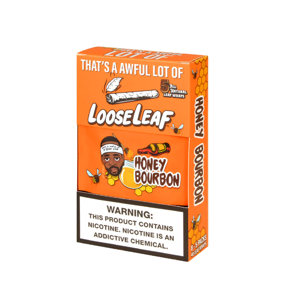 LOOSELEAF CIG WRAPS - HONEY BOURBEN