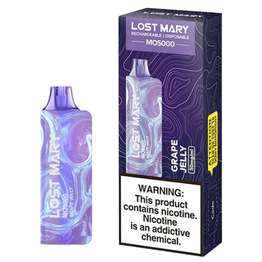 LOST MARY MO5000 5%  NIC DISPOSABLE - GRAPE JELLY