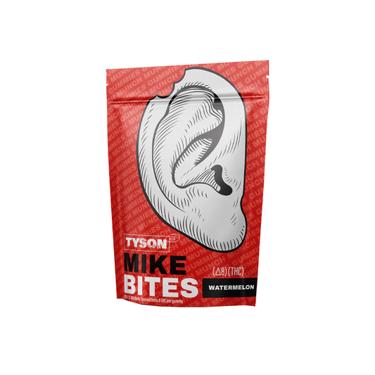 TYSON D8 THC MIKE BITES GUMMIES - WATERMELON