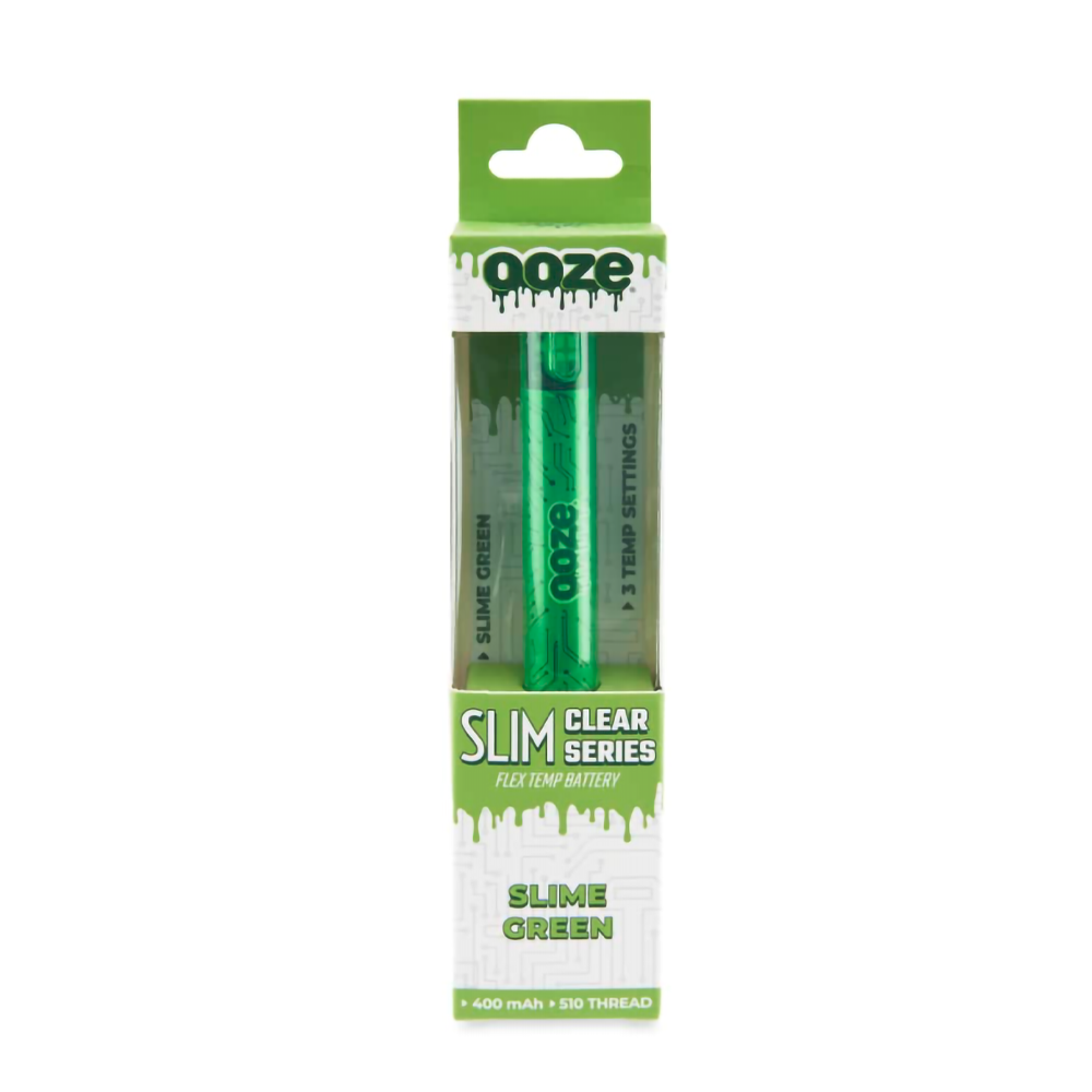 OOZE SLIM CLEAR SERIES BATTERY - SLIME GREEN