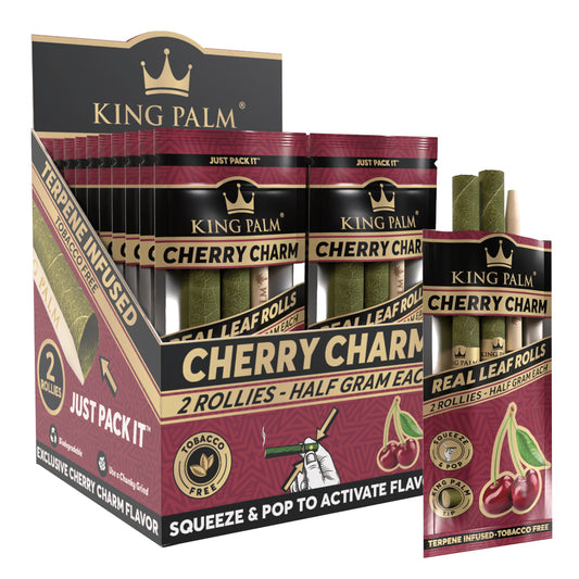KING PALM ROLLIES .5G 2PK - CHERRY CHARM