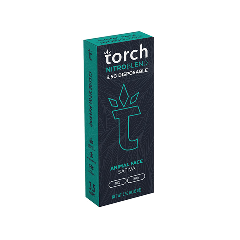 TORCH NITRO BLEND 3.5G DISPOSABLE SATIVA - ANIMAL FACE